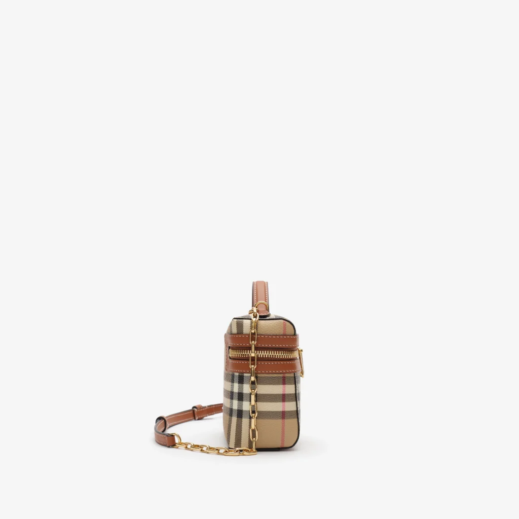 Mini Check Vanity Bag