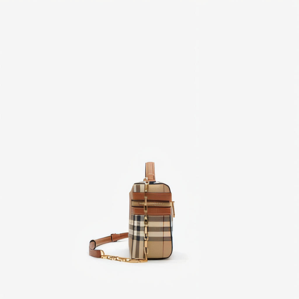 Mini Check Vanity Bag