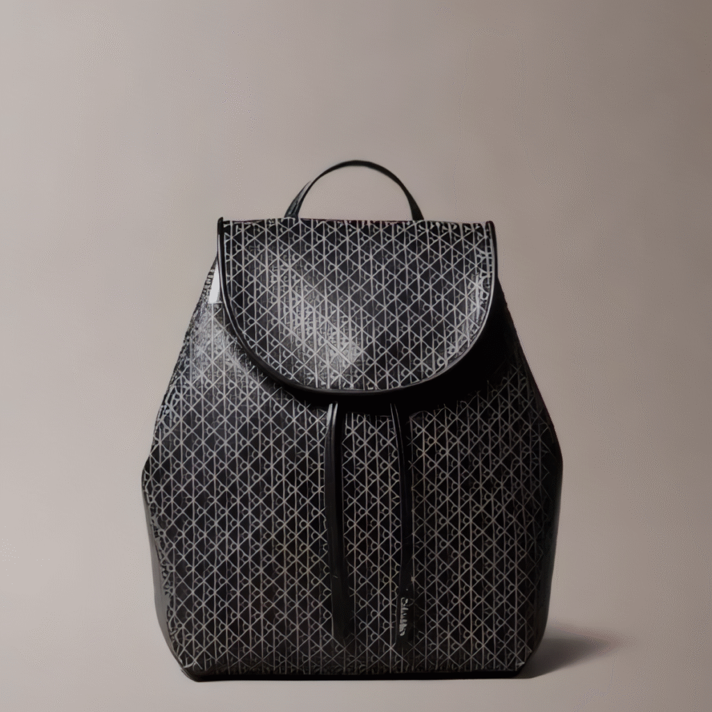 Allover Emblem Logo Backpack