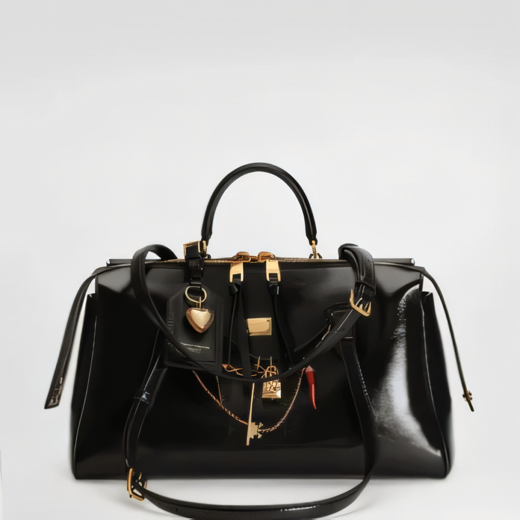 Medium Vittoria calfskin handbag