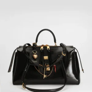 Medium Vittoria calfskin handbag