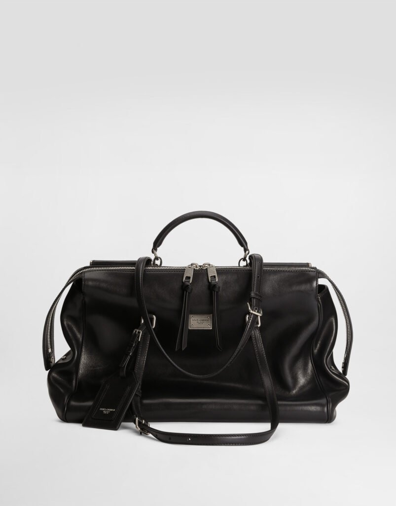 Large Vittoria calfskin bag