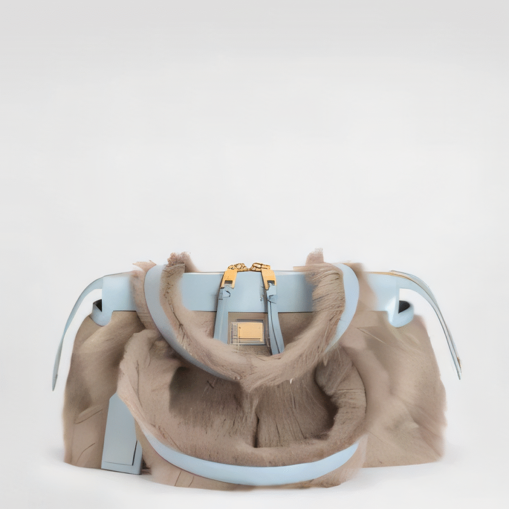 Vittoria shoulder bag in shearling and calfskin