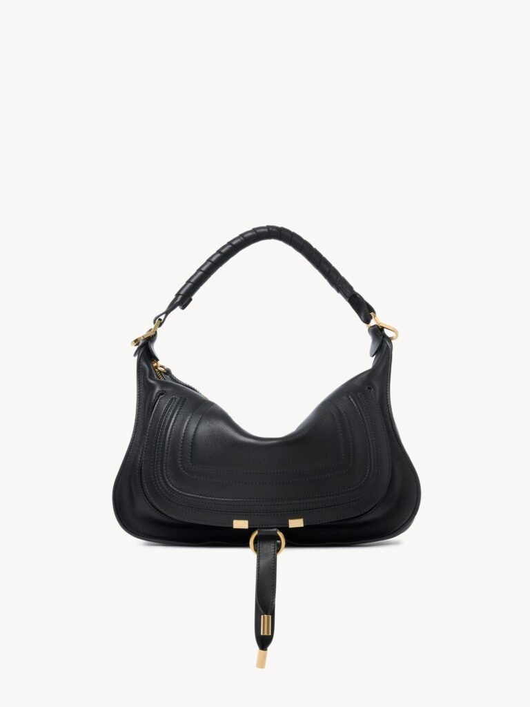 Small Marcie shoulder bag in soft leather
