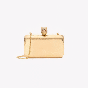Tiger Leather Clutch