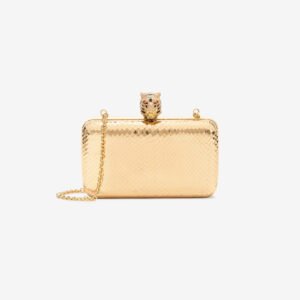 Tiger Leather Clutch