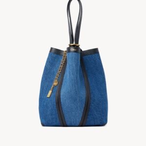 Chloé Spin tote bag in denim