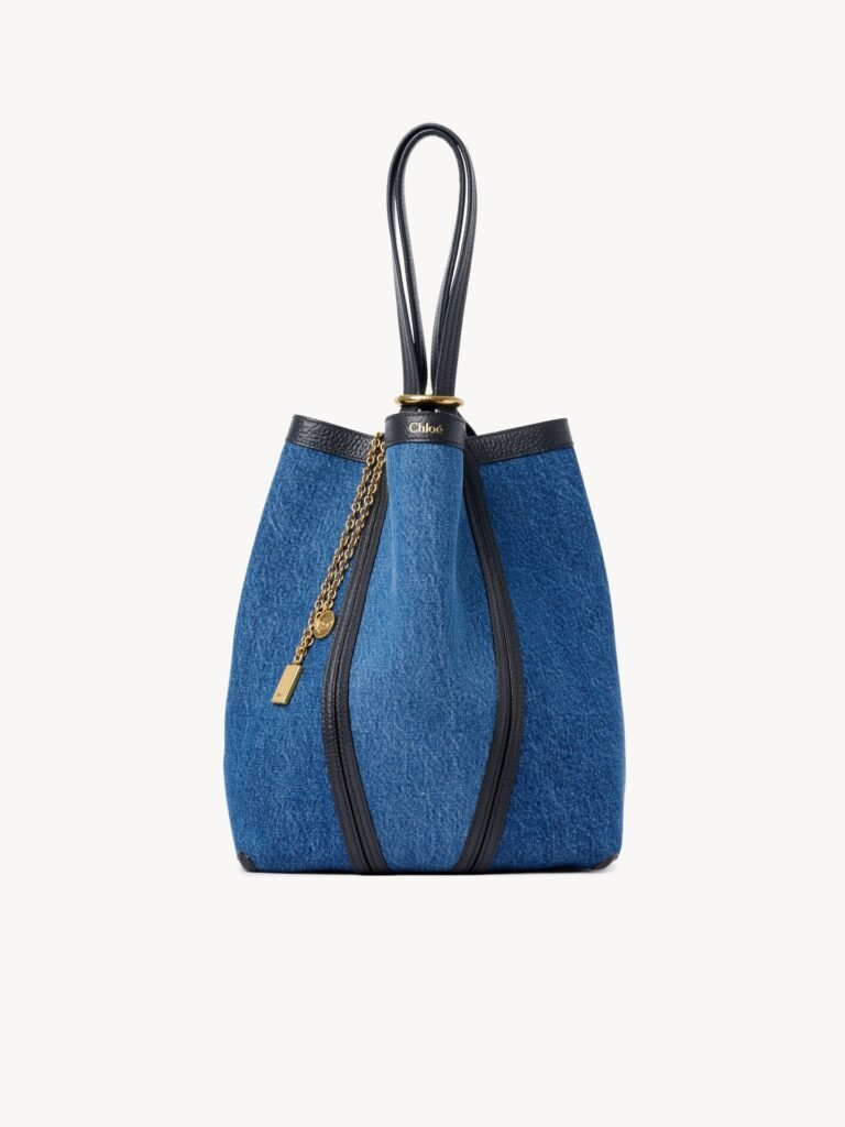 Chloé Spin tote bag in denim