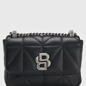 Small quilted shoulder bag with Double B monogram