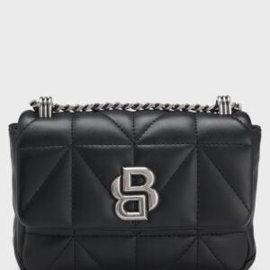 Small quilted shoulder bag with Double B monogram