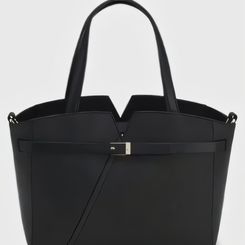 BOSS Revers tote bag in leather with belt detail