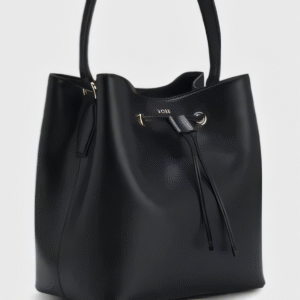 Bucket bag in faux leather