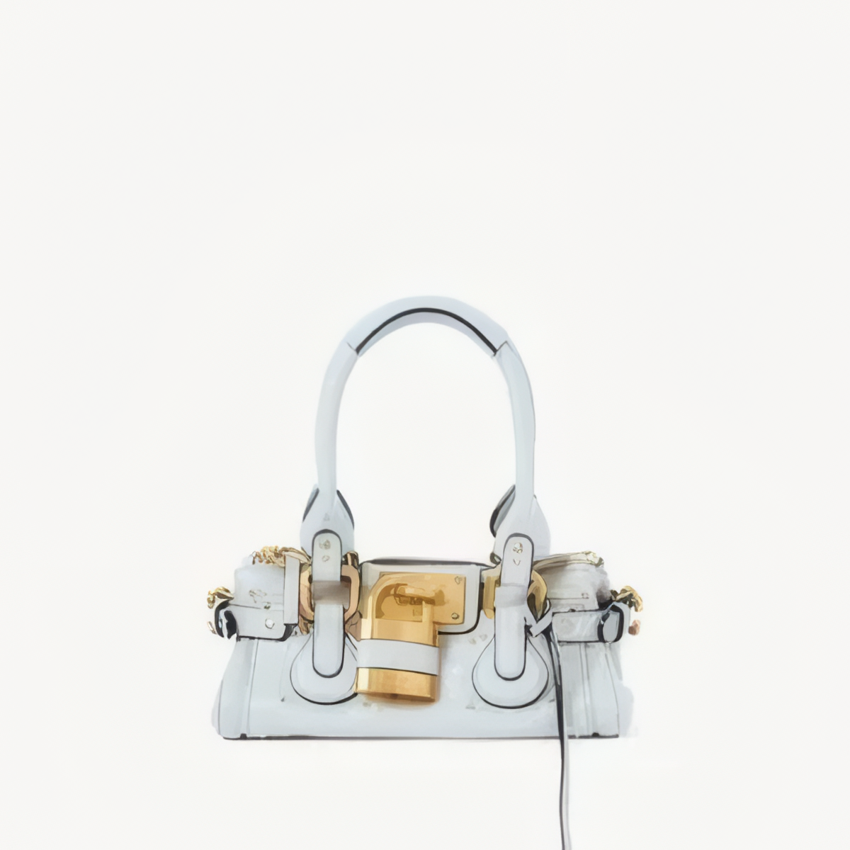 Small Paddington bag in grained leather