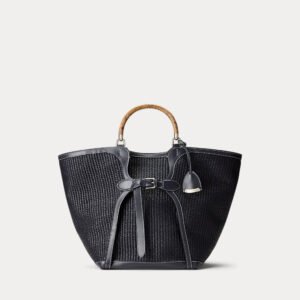 The Ralph Braided Raffia Large Tote